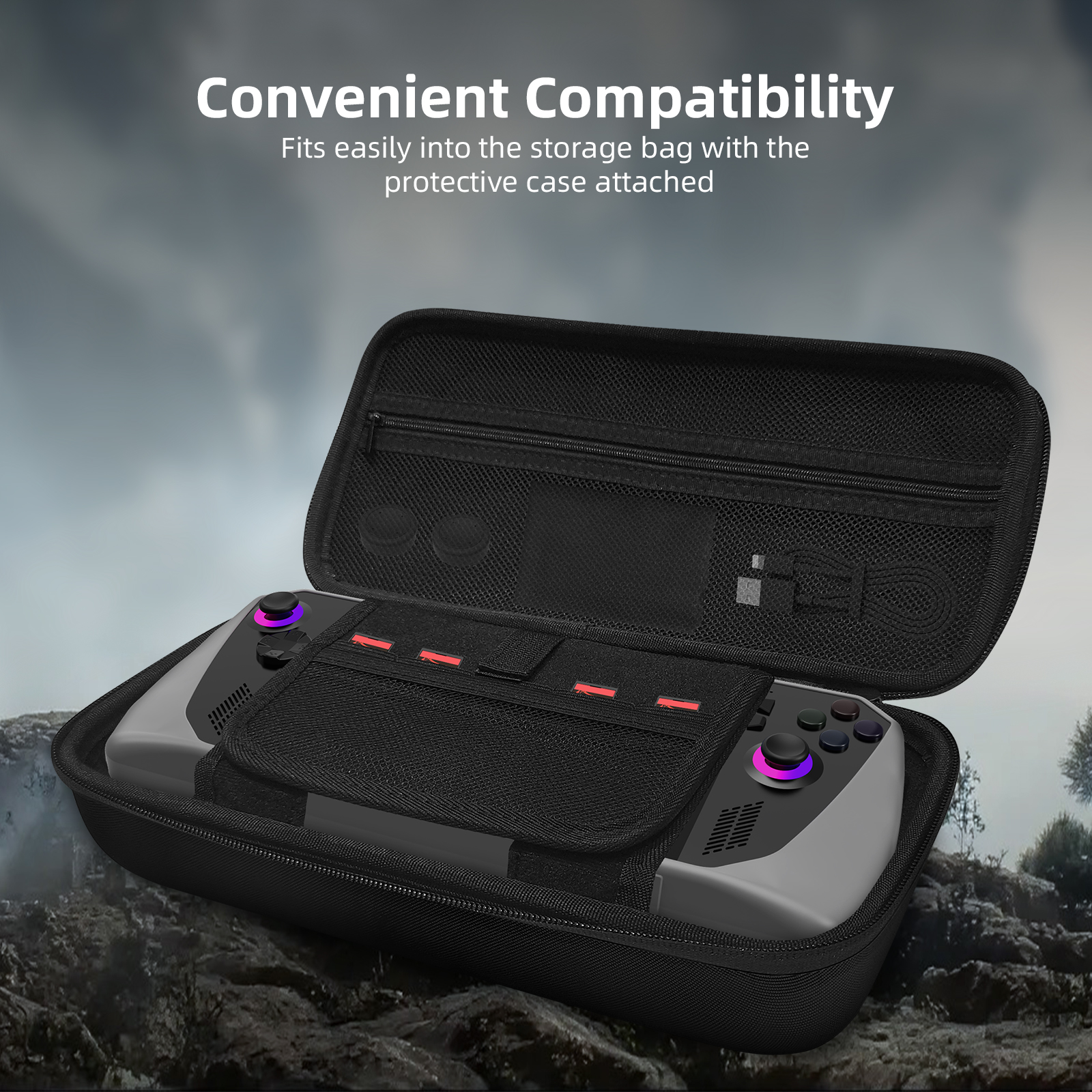 Gaming Console Asus Rog - Portable EVA Carrying Case Shockproof Game