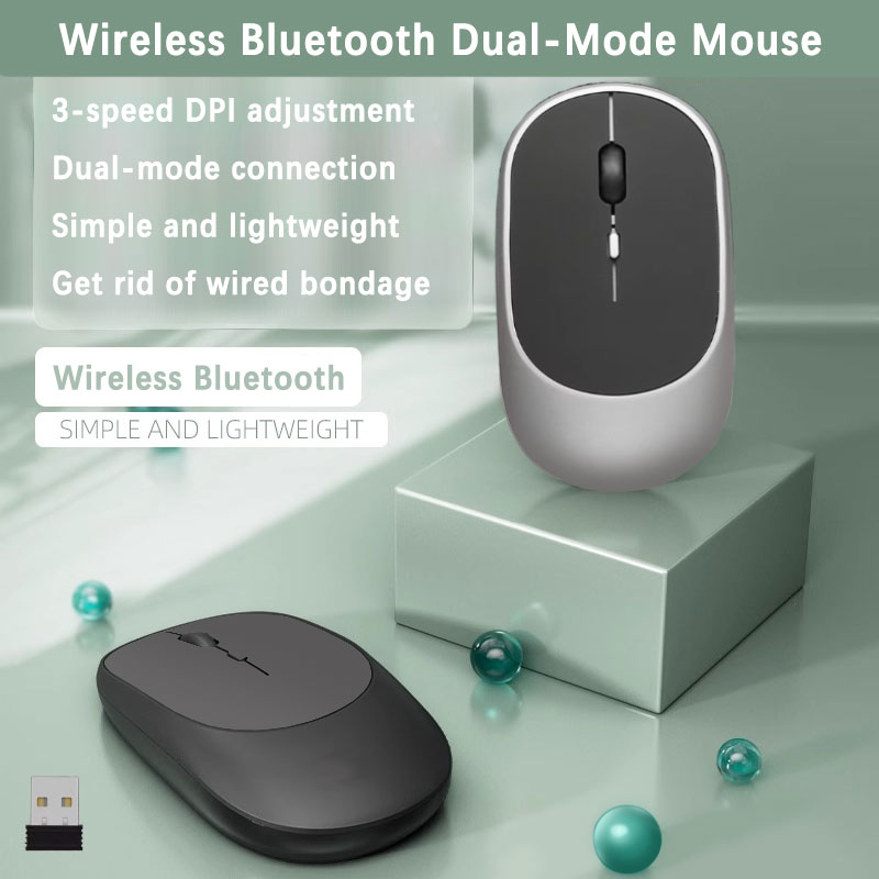 Gaming Console For Ipad - Wireless Mouse Bluetooth 2.4G Portable Silent