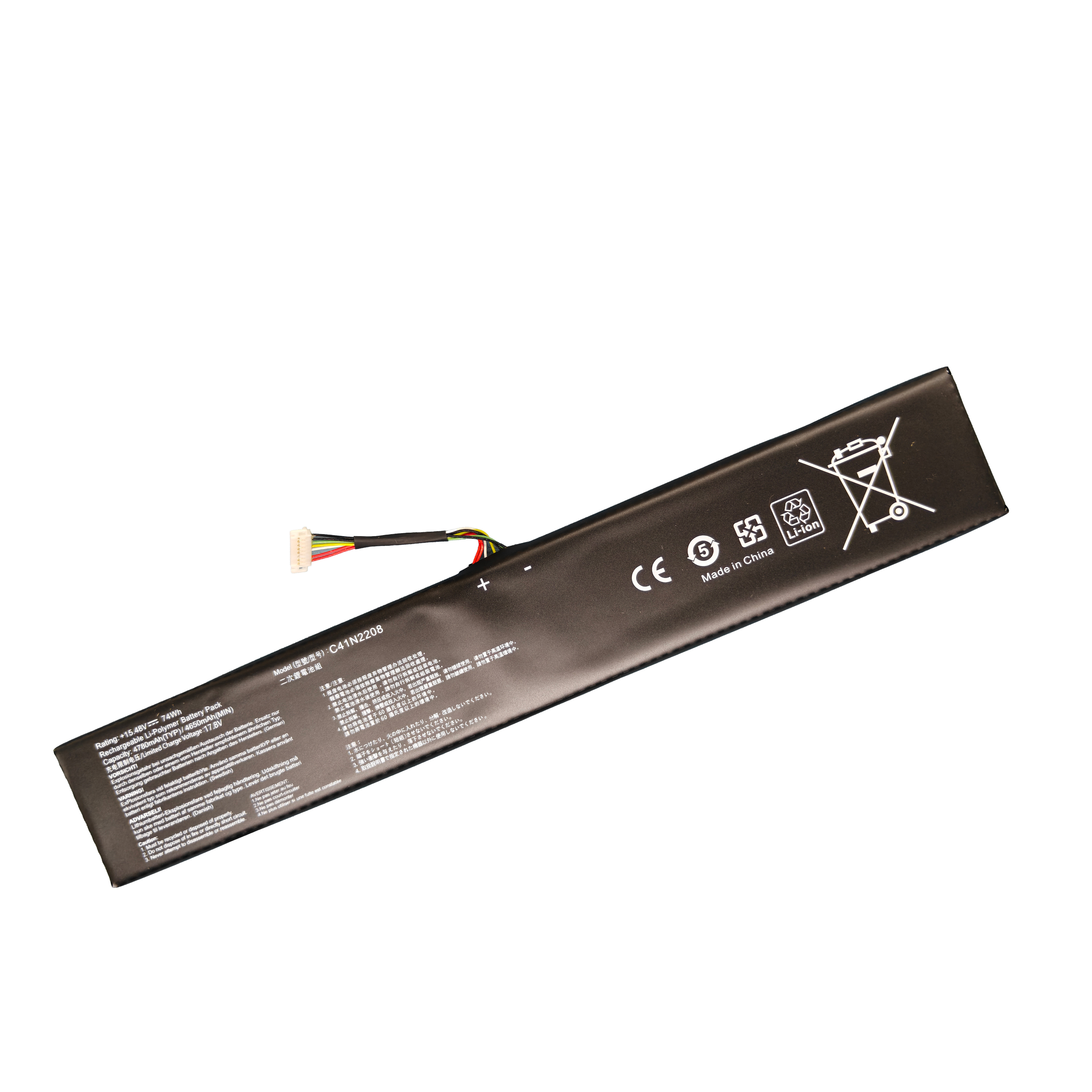 C41N2208 15.48V 74Wh Battery f - Gaming Console Asus Rog recensione e prezzo