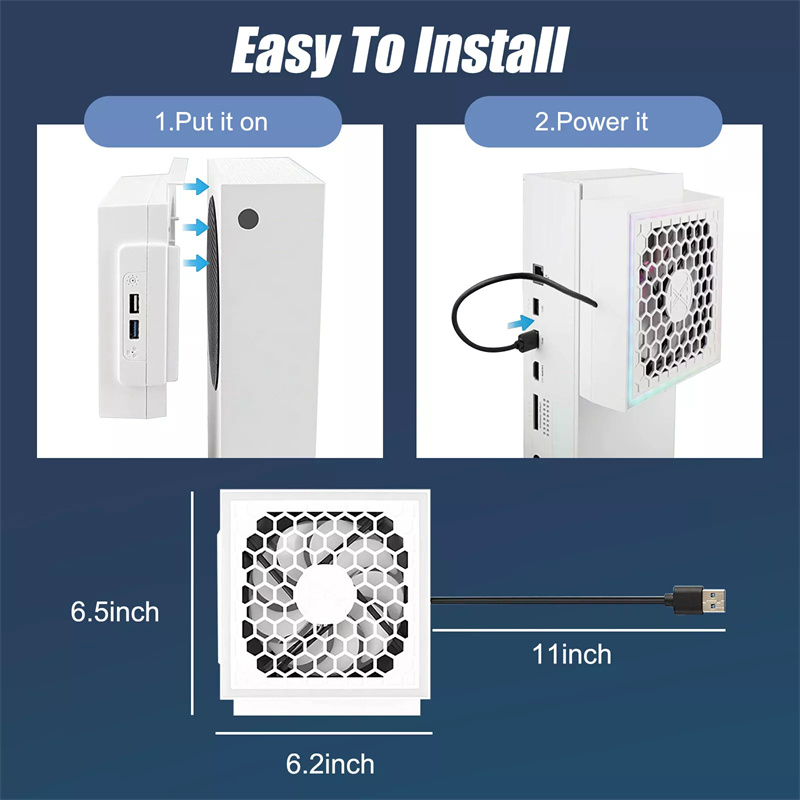 LED Cooling Fan Atmosphere Lig - Gaming Console For Tv Xbox recensione e prezzo