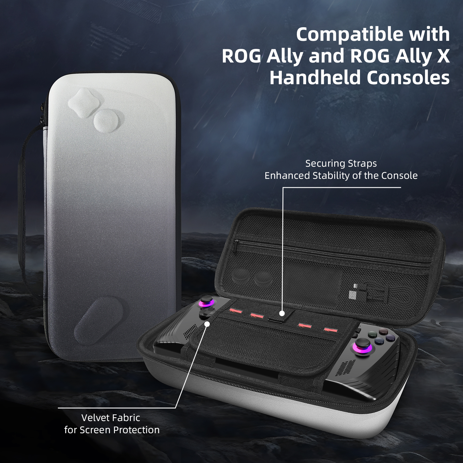 Portable EVA Carrying Case Sho - Gaming Console Asus Rog recensione e prezzo