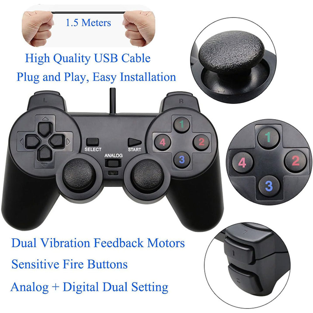 USB Wired Controller for WinXP - Laptop Gaming Console recensione e prezzo