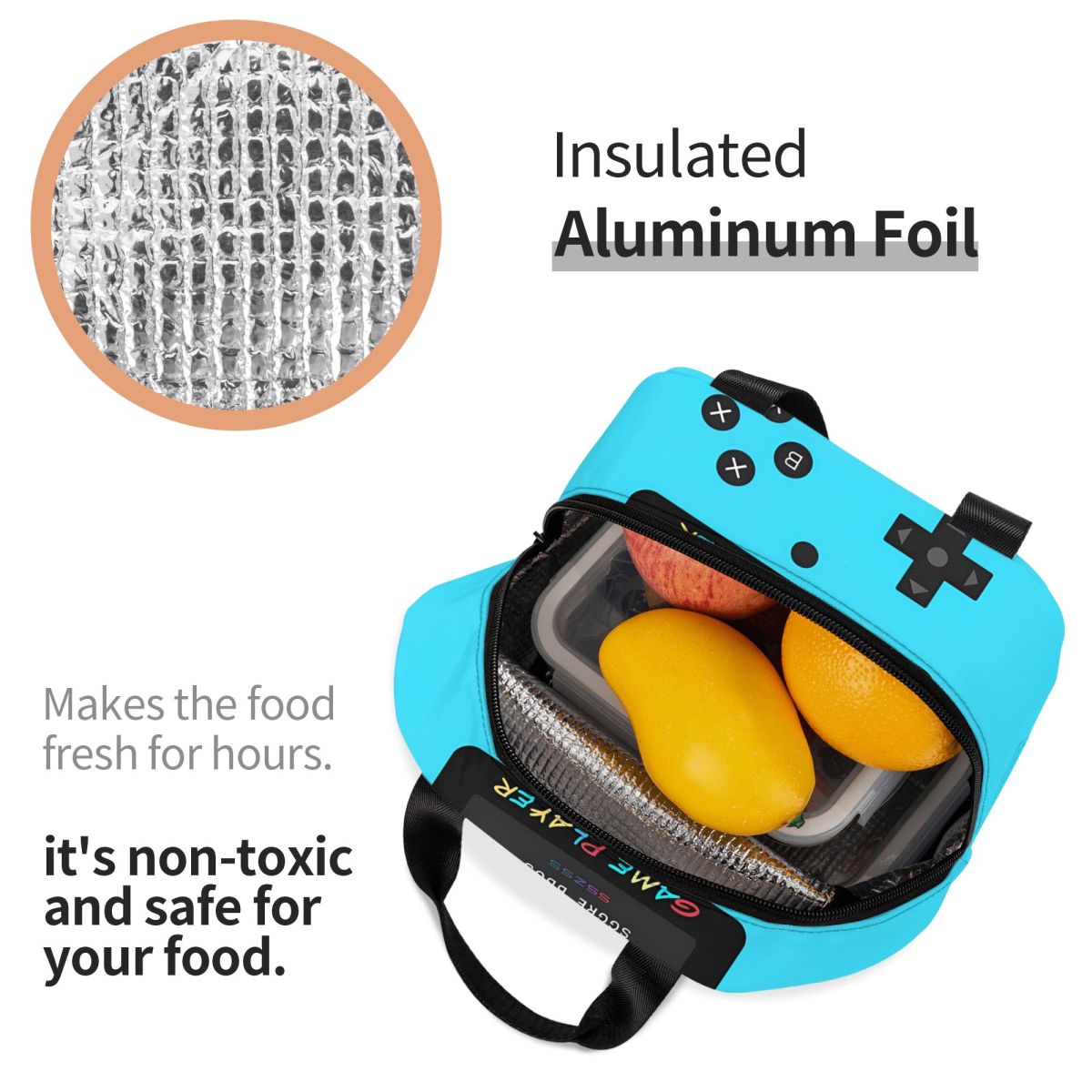 Games Console Insulated Lunch  - Gaming Console In 90S recensione e prezzo