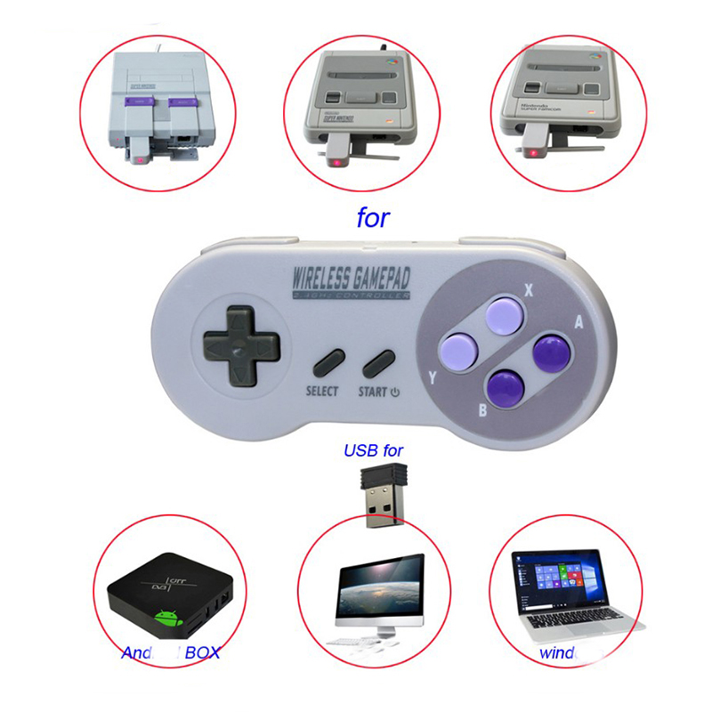 2.4G Purple Game Controller Jo - Gaming Console Mario recensione e prezzo