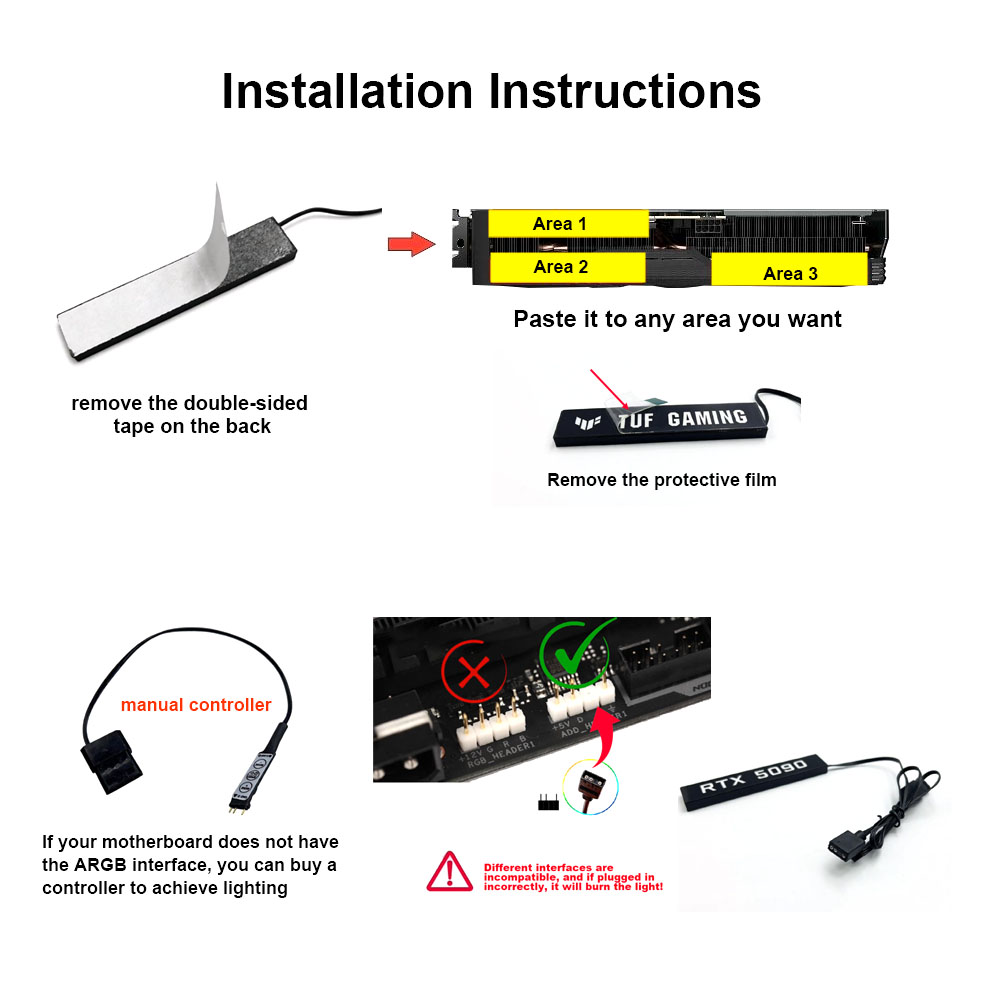 Video Card Lighting Panel For  - Gaming Console Cabinet recensione e prezzo