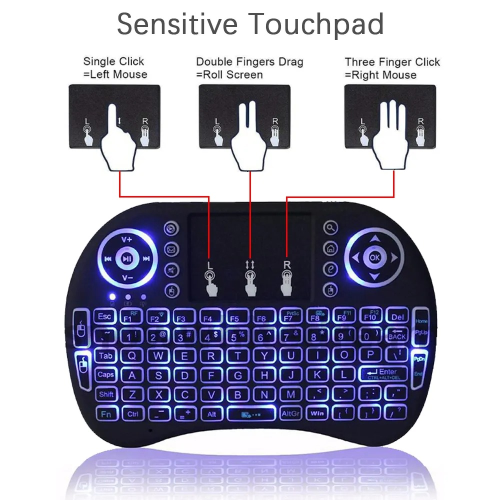 I8 Mini Wireless Keyboard 2.4G - Gaming Console For Smart Tv recensione e prezzo