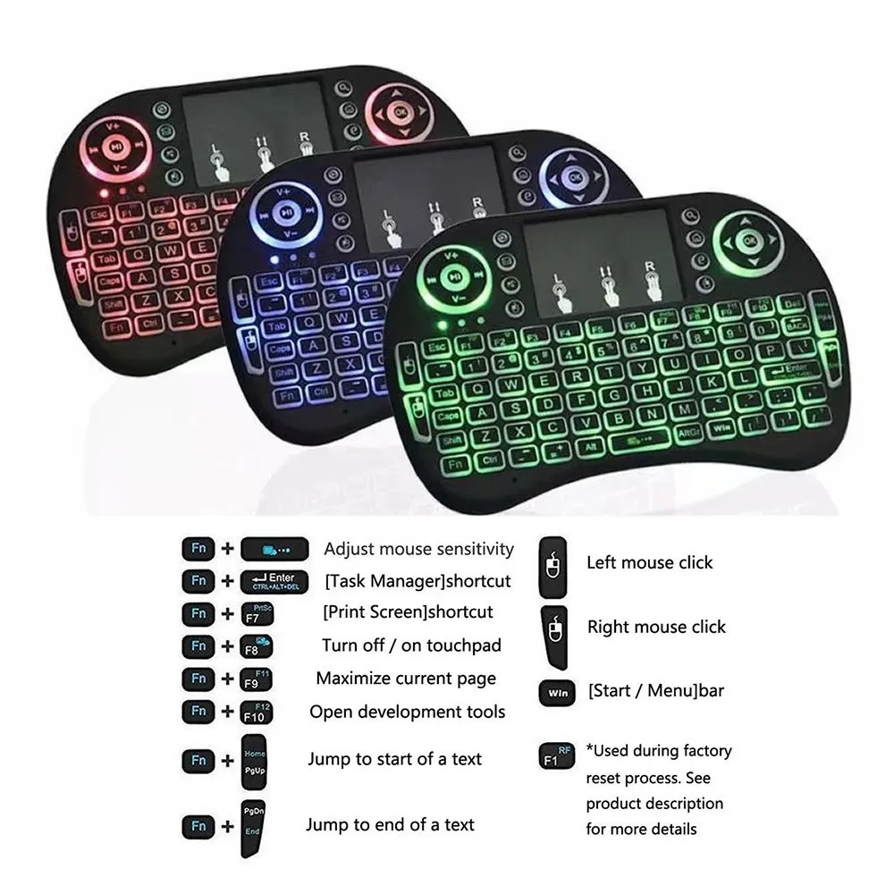 I8 Mini Wireless Keyboard 2.4G - Gaming Console For Smart Tv recensione e prezzo