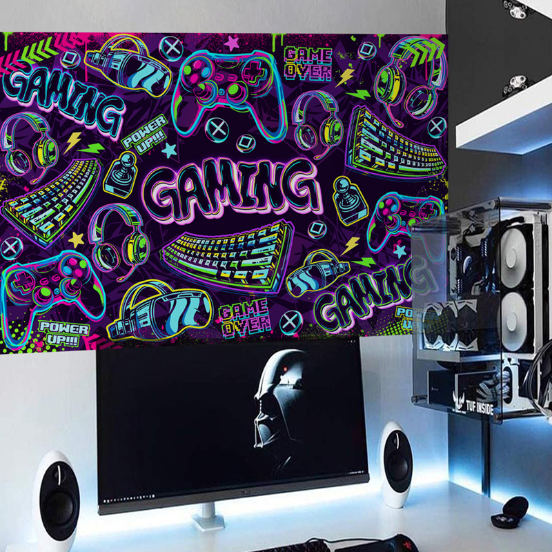 Larger Walls Art Cool Colored  - Gaming Console Game Zone recensione e prezzo