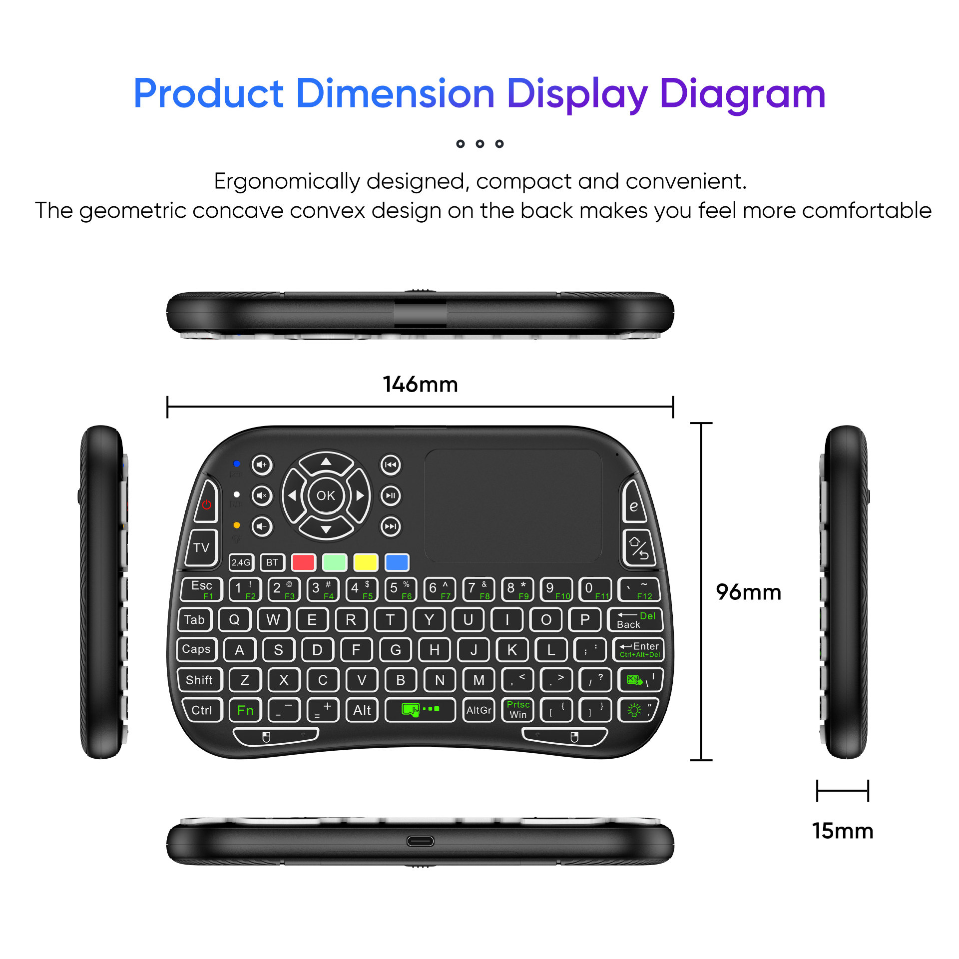 New M9 BT&2.4G Mini Wireless K - Gaming Console For Smart Tv recensione e prezzo