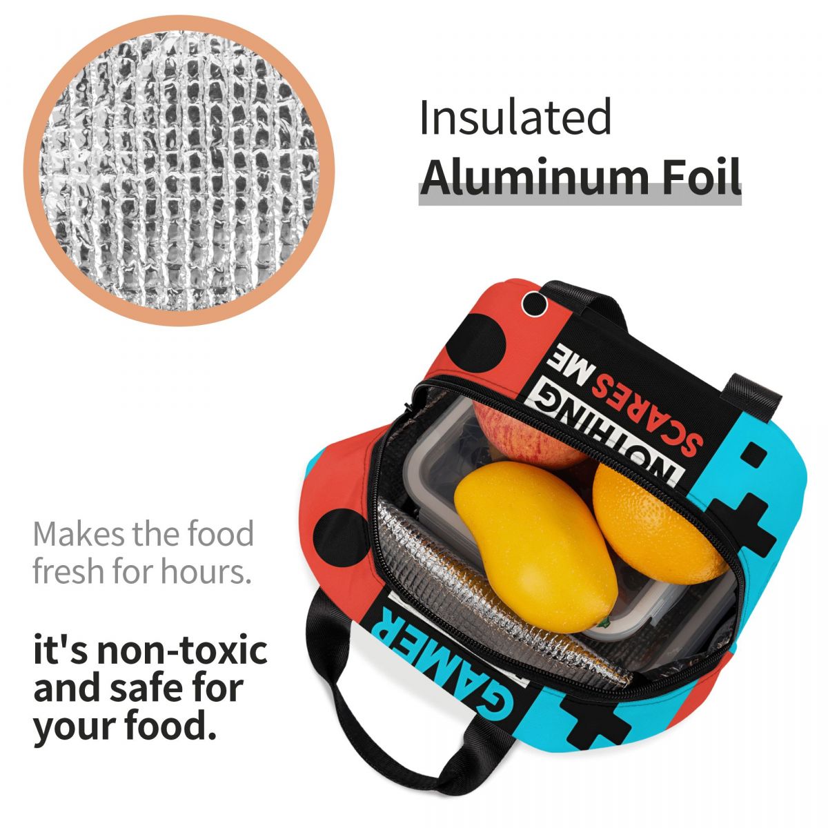 Games Console Insulated Lunch  - Gaming Console In 90S recensione e prezzo