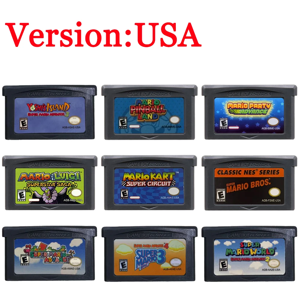 GBA Game Cartridge 32 Bit Vide - Gaming Console Mario recensione e prezzo