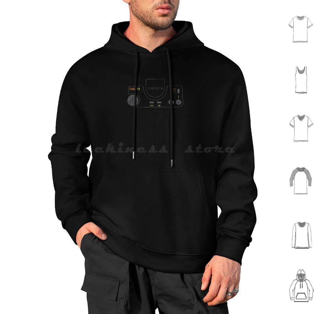 Turbo Pad Hoodie Cotton Long S - Gaming Console In 90S recensione e prezzo