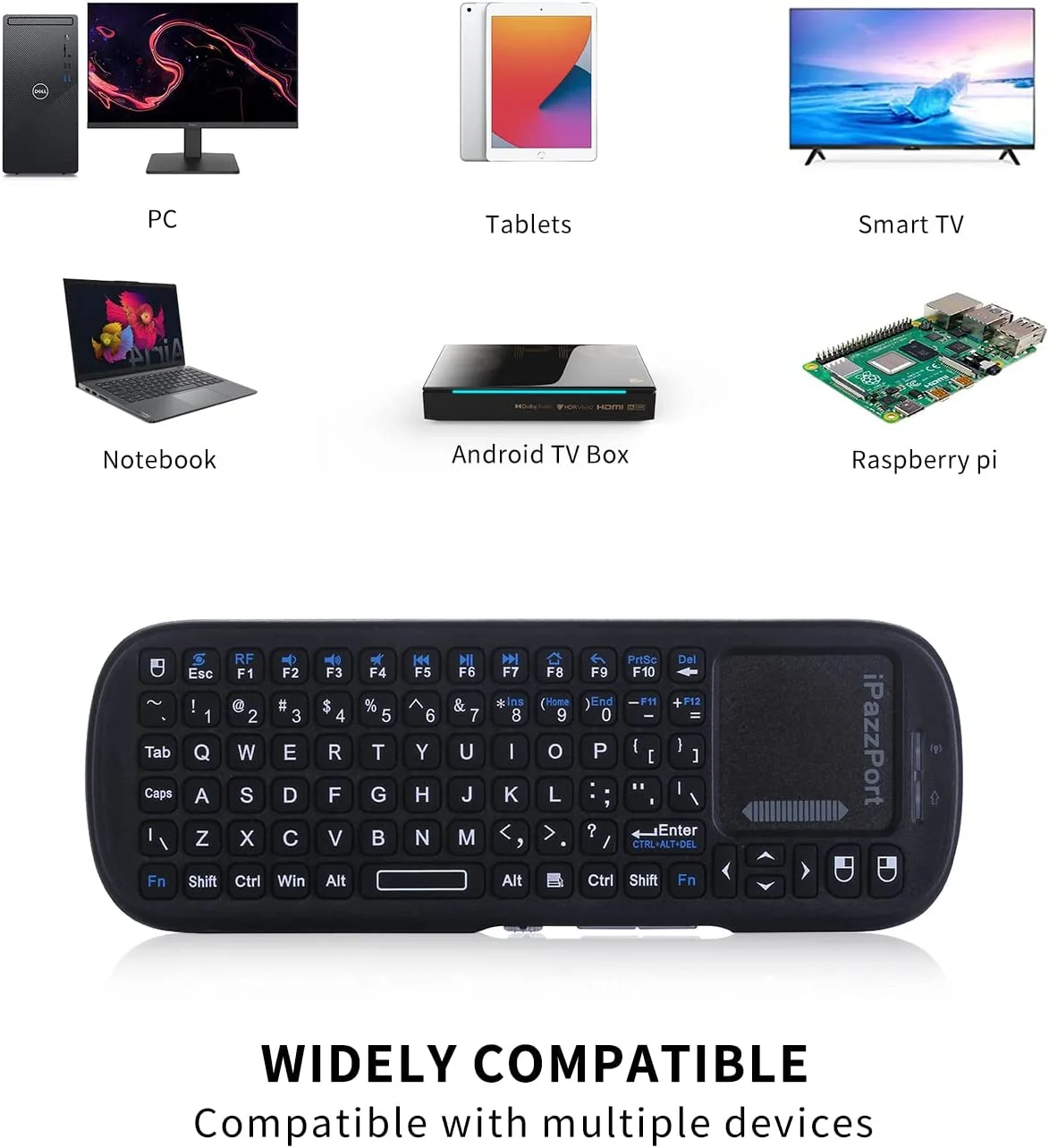 iPazzPort 2.4G Mini Wireless K - Gaming Console For Smart Tv recensione e prezzo