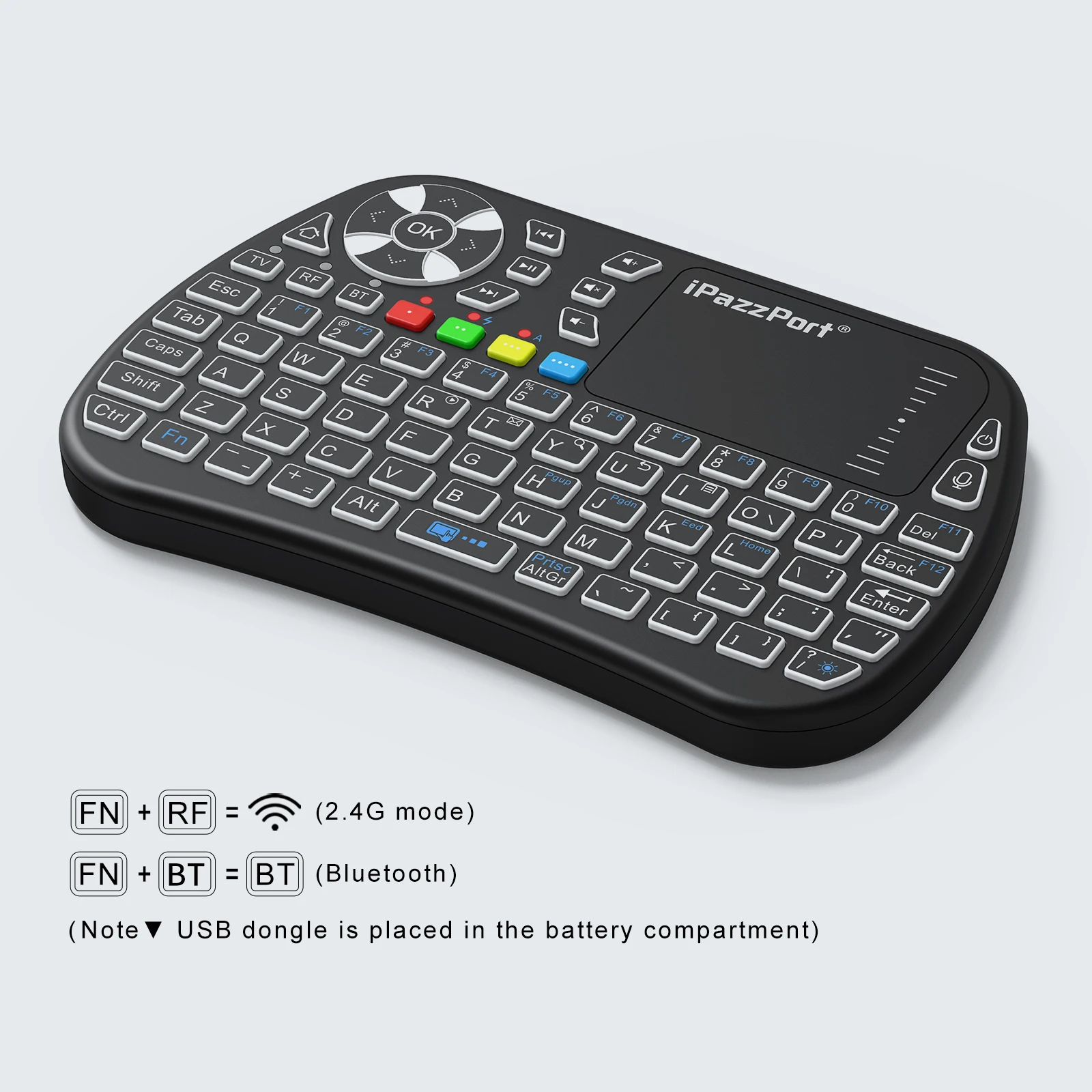 iPazzPort Bluetooth mini Keybo - Gaming Console For Smart Tv recensione e prezzo