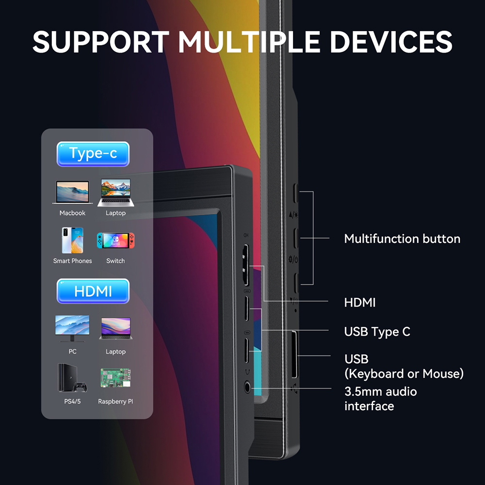 Touchscreen Portable Monitor 1 - Gaming Console For Smart Tv recensione e prezzo