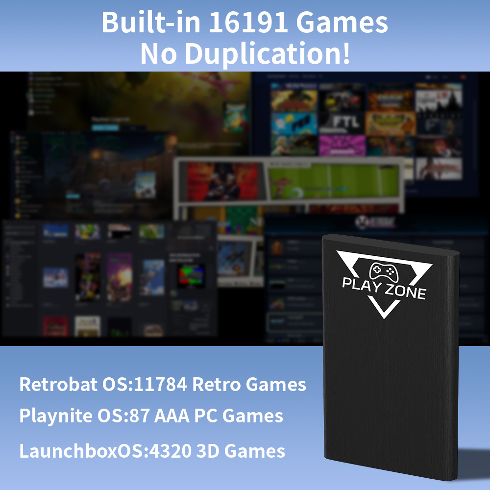 Play Zone 1TB Portable Gaming  - Gaming Console Game Zone recensione e prezzo