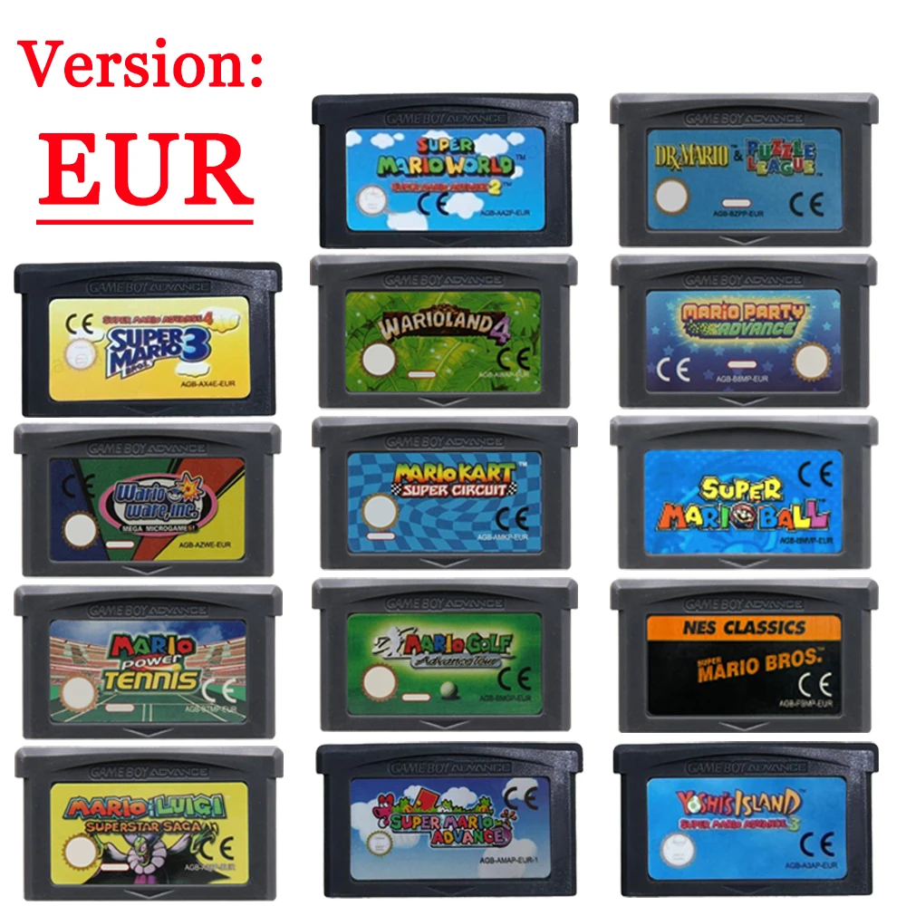 GBA Game Cartridge 32 Bit Vide - Gaming Console Mario recensione e prezzo