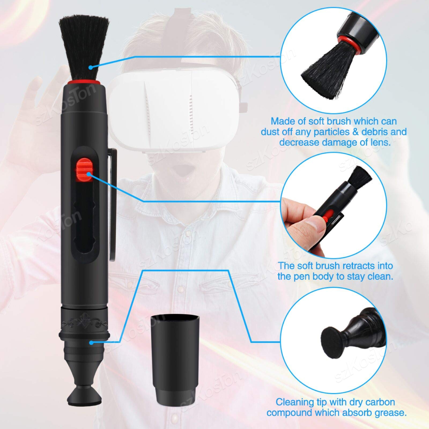 Cleaning Pen Brush for Vision  - Vr Lens Protector recensione e prezzo