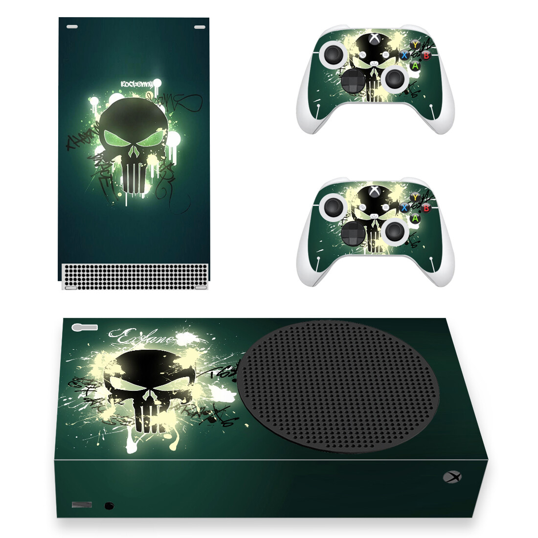 Skull Design Skin Sticker Deca - Gaming Console Xbox Series S recensione e prezzo