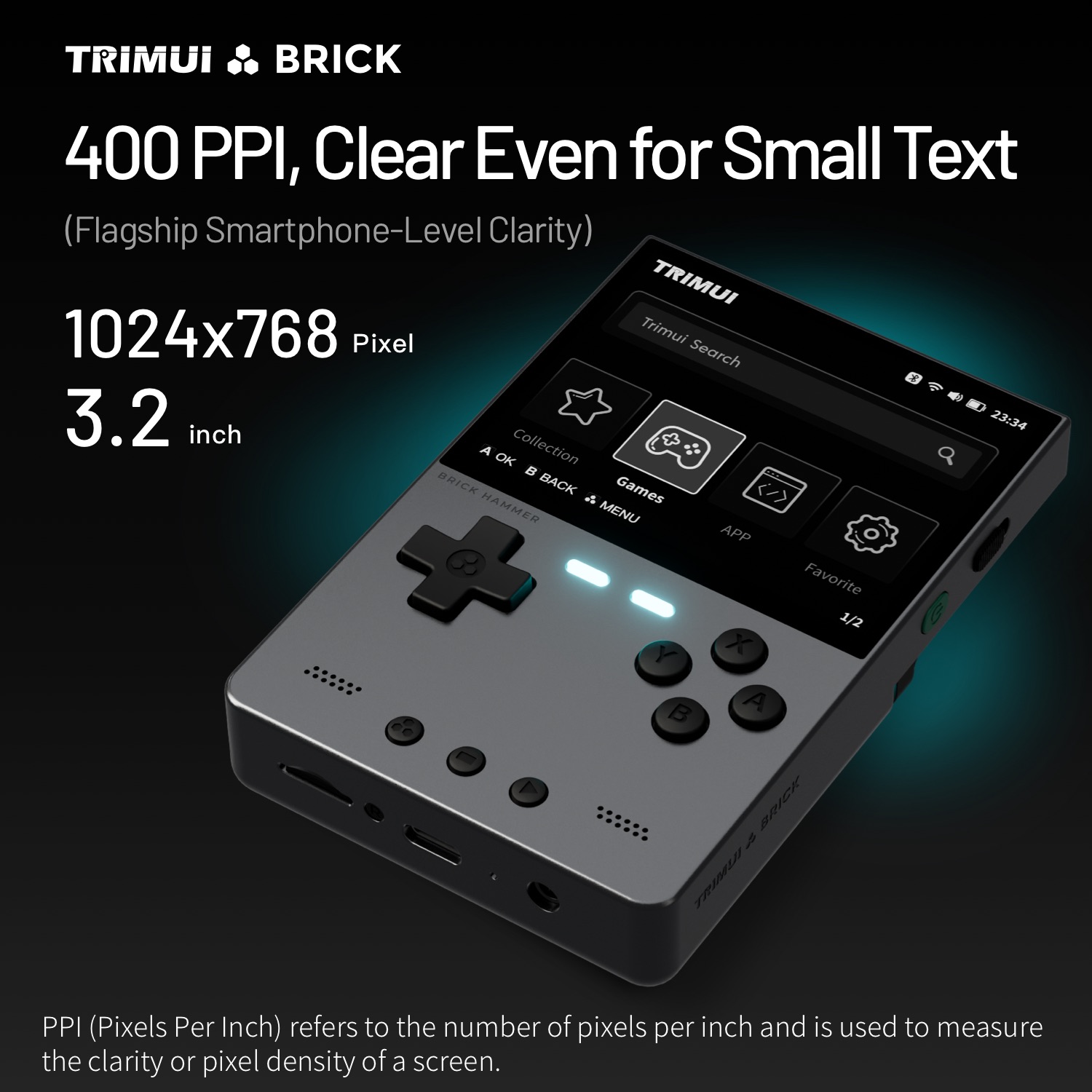 TRIMUI BRICK HAMMER Retro Hand - Gaming Console For Phone recensione e prezzo