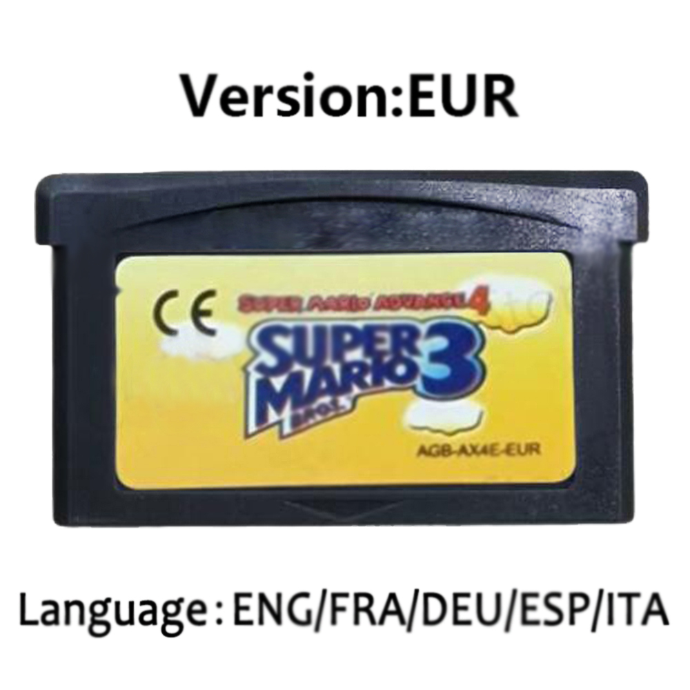Mario GBA Games cards EUR USA  - Gaming Console Mario recensione e prezzo