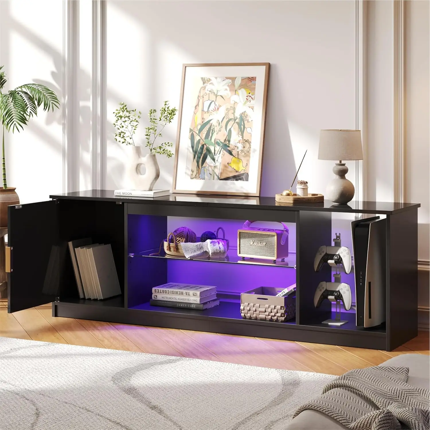 BestsellerFluted TV Stand for  - Gaming Console For Tv Xbox recensione e prezzo