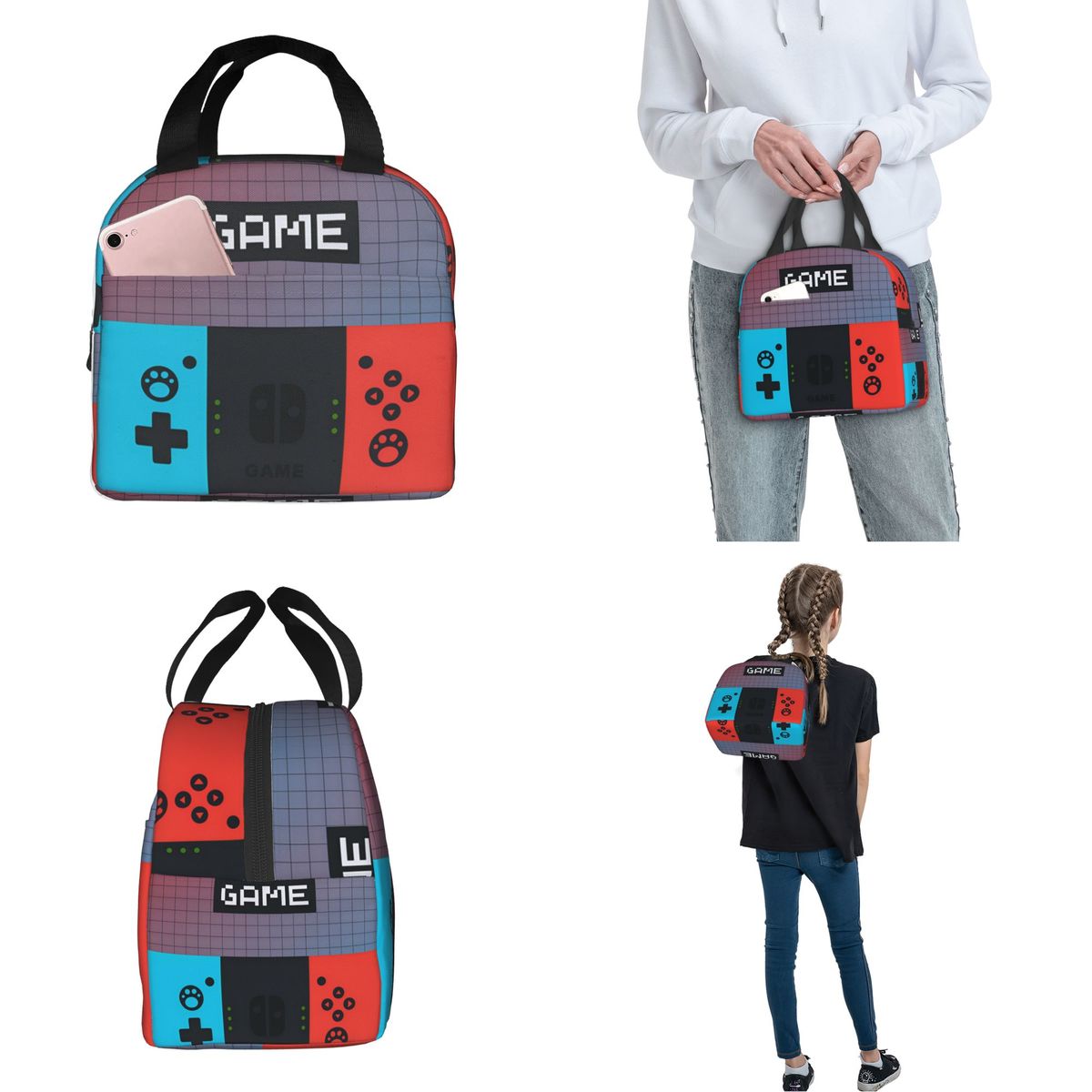 Games Console Insulated Lunch  - Gaming Console In 90S recensione e prezzo