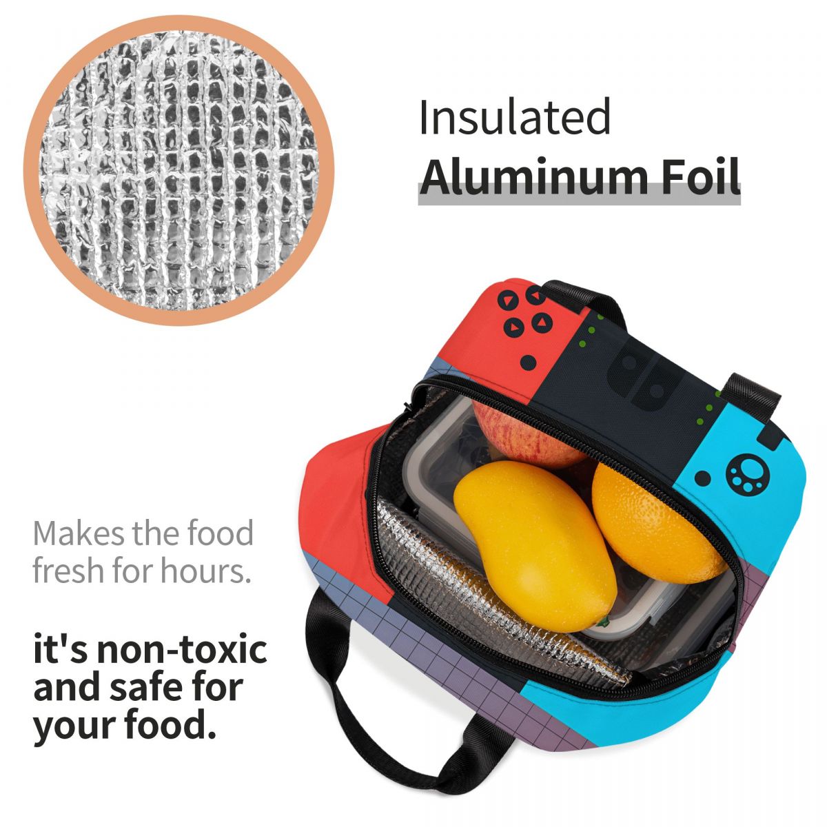 Games Console Insulated Lunch  - Gaming Console In 90S recensione e prezzo