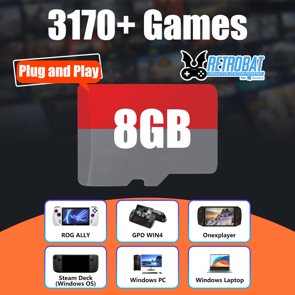 8GB TF Game Card with 3170 Ret - Laptop Gaming Console recensione e prezzo