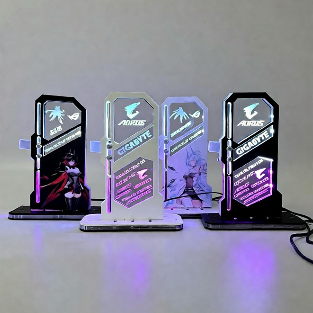 DIY Mirror VGA Holder ARGB Gam - Gaming Console Cabinet recensione e prezzo