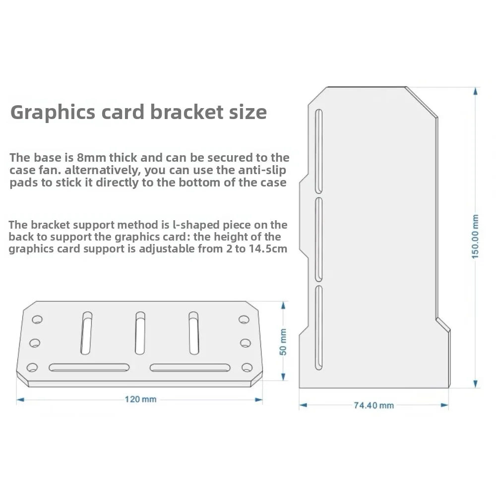 DIY Mirror VGA Holder ARGB Gam - Gaming Console Cabinet recensione e prezzo