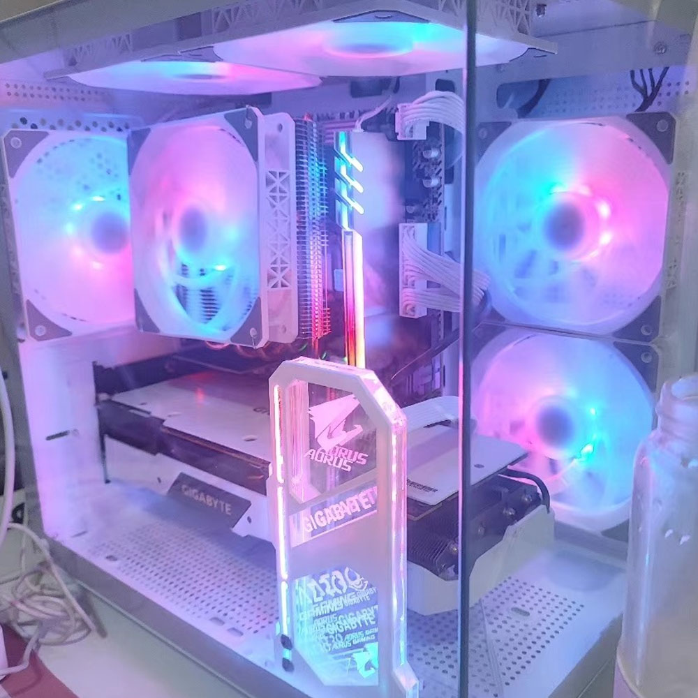 DIY Mirror VGA Holder ARGB Gam - Gaming Console Cabinet recensione e prezzo